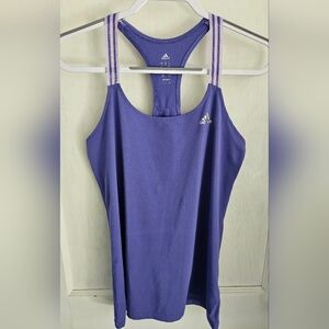 Adidas Purple Racerback Tank Top Size Medium